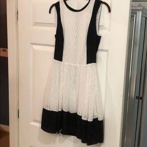 Rachel Roy party dress in black and white